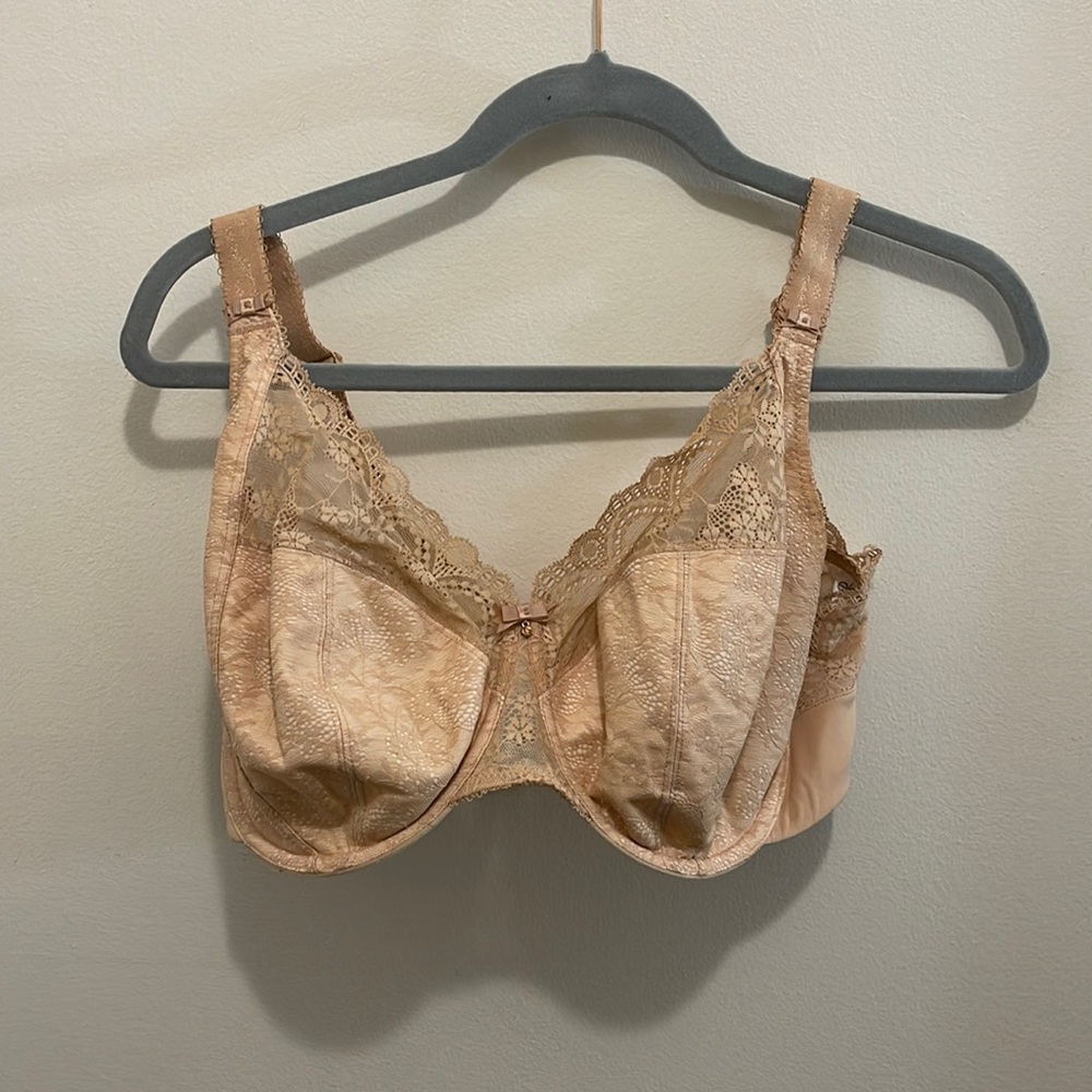 36 J nude bra with lace
